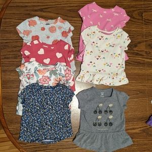 Lot of 7 short sleeve 18 month shirts Old Navy - Cat & Jack